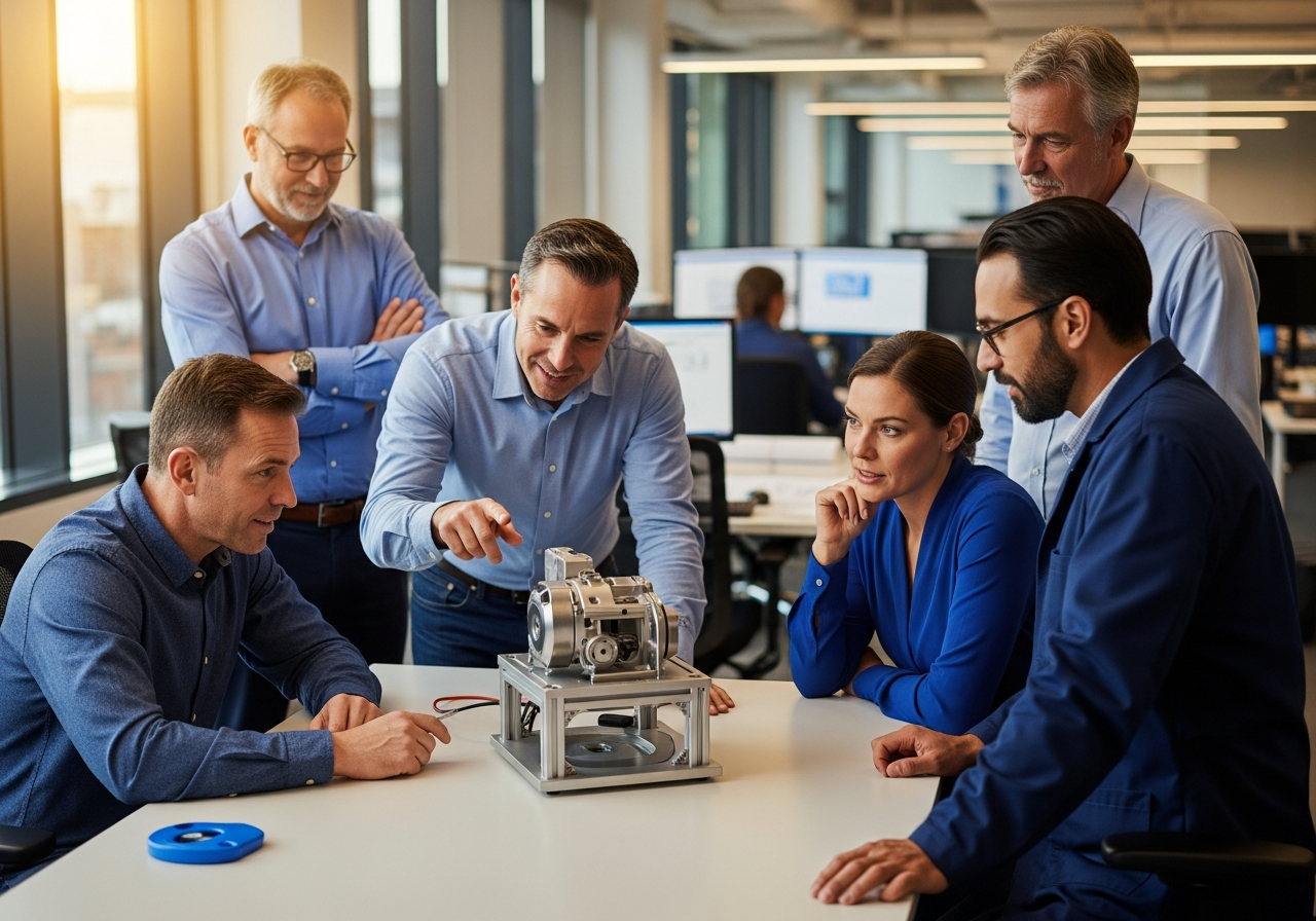 The same engineering team supporting a maturing medical device over the years